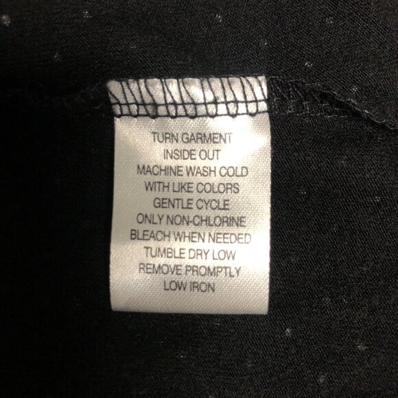 French Laundry Sleeveless Top Womens Size Large Black Polka Dot Tiered Ruffle - Picture 5 of 6